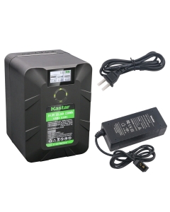 Kastar 1-Pack BP-Y150W V Mount Battery and D-Tap Charger Compatible with URSA Mini 4K, URSA Mini 4.6K Digital Cinema Camera, URSA 4K v1 Digital Cinema Camera, URSA Broadcast G2 Camera