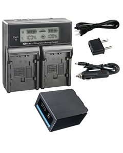 Kastar 1-Pack Battery and CH04 Fast Charger Compatible with Panasonic CGR-D54SE/1B CGR-D54SE/1H CGR-D54Pro CGP-D54 CGP-D54S VW-VBD55 CGA-D54 CGA-D54S CGA-D54SE CGA-D54SE/1B CGA-D54SE/1H Battery