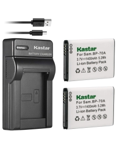 Kastar Battery (X2) & Slim USB Charger for Samsung SLB-07 SLB-07B SLB-07EP SLB-07A SLB07A and Samsung PL150 PL151 ST45 ST50 ST500 ST550 ST560 ST600 TL100 TL210 TL220 TL225 TL90 Cameras