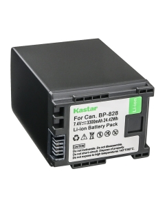 Kastar 1-Pack BP-828 Battery 7.4V 3300mAh Replacement for Canon XF400, XF405, XA10, XA11, XA15, XA20, XA25, XA30, XA35, XA40, XA45, XA50, XA55, VIXIA HF G21, VIXIA HF G30, VIXIA HF G40 Camcorder