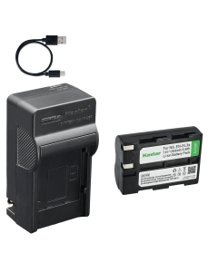 Kastar 1-Pack Battery and AC USB-C Charger, Compatible with Nikon EN-EL3, EN-EL3a, MH-18, MH-18a, MH-19, for Nikon D50, D70, D70s, D100, D100 SLR Cameras
