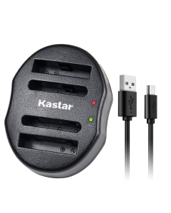 Kastar Dual USB Charger for Canon NB-4L, NB4L, CB-2LV and Canon PowerShot SD30 SD40 SD200 SD300 SD400 SD430 SD450 SD600 SD630 SD750 SD1000 SD1100, SD960 is, SD780 is +More