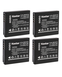 Kastar Battery (4-Pack) for Panasonic Lumix DMW-BCF10, DMW-BCF10E, DMW-BCF10PP, CGA-S/106B, A59, A59-U and Panasonic Lumix Cameras (Detail Models in The Description)
