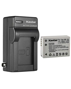 Kastar 1-Pack Battery and AC Wall Charger Replacement for Canon NB-10L NB10L, NB-10LH NB10LH Battery, Canon CB-2LC Charger, Canon PowerShot G1 X, PowerShot G3 X, PowerShot G15, PowerShot G16 Cameras