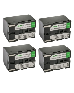 Kastar 4-Pack SB-L220 Battery Replacement for Samsung SC-D323, SC-D325, SC-D327, SC-D33, SC-D34, SC-D39, SC-D5000 SC-D5000i, SC-D530, SC-D55, SC-D590 SC-D590 (T), SC-D60, SC-D67, SC-D70 Camcorder