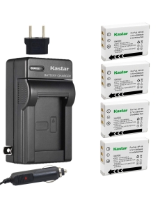 Kastar Battery (4-Pack) + Charger for Fujifilm NP-95 & Finepix F30, Finepix F31FD, Finepix Real 3D W1, Finepix X30, Finepix X100, Finepix X100T, Finepix X100LE, Finepix X100S, Finepix X-S1 Cameras