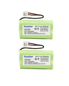 Kastar 2-Pack Ni-MH AA 2.4V 1600mAh EH Battery Compatible with AA 2.4V Any Capacity