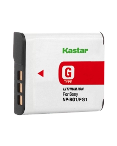 Kastar Replacement Sony NP-BG1 Lithium Ion Camera Battery for Sony DSC-H9 DSC-H7 DSC-H3 DSC-H50 DSC-W30 DSC-W35 DSC-W50 DSC-W55 DSC-W70 Digital Cameras