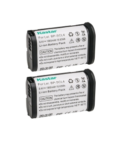 Kastar 2-Pack Rechargeable Li-ion Battery Replacement for Leica BP-SCL4 (16062) Battery, Leica BC-SCL4 Charger, Leica S, Leica Q2, Leica SL Series, Leica SL Typ 601 Camera