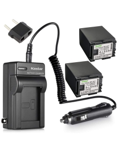 Kastar BP-827 Battery 2X + Charger for Canon VIXIA HF10 HF11 HF20 HF21 HF100 HF200 HF G10 HF M30 M31 M32 HF M40 HF M41 HF M300 HF M400 HF S10 HF S11 HF S20 HF S21 S30 S100 S200 HG20 HG21 HG30 XA10