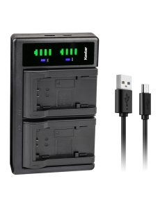 Kastar LTD2 USB Battery Charger Replacement for JVC Everio GZ-VX810, GZ-VX815, GZ-N1, GZ-N5, GV-LS1, GV-LS2, GZ-G5, Everio AA-VG1 AA-VG1E AA-VG1EUM AA-VG1U AA-VG1US AA-VG1USM GZ-MS250U