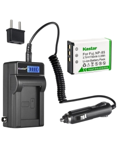 Kastar 1-Pack NP-85 Battery and LCD AC Charger Compatible with Sony HDR-600X HDR-3700E HDR-6900E HDR-550E HDR-500E 230Z 280Z 2700X HDV-CX3800E HDV-CX1800E HP T-500 T500 Ordro HDV-D325 HDV-D370 HDV-Z60
