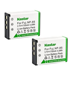 Kastar FNP-85 Battery 2-Pack Replacement for DV-E80 Rich A180 A200 A230 R291F DIGIPO HDV-S590 HDV-S690 AIGO AHD-Z50 OUCCA HDV-A37 Camera