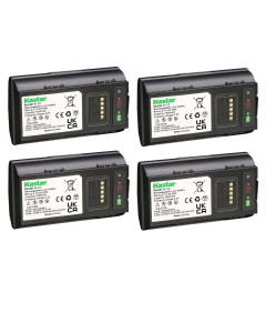 Kastar A12 Battery 4-Pack 3.7V 7000mAh Replacement for Arlo A-12 308-50025-03 A6E31BA7014F7 VMA2400 AVD2001 AVD2001B FC9C98018288 ABY11CKS016CD 272-50114-01, Arlo Essential Wire-Free Video Doorbell