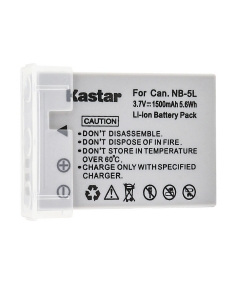 Kastar 1-Pack NB-5L Battery Replacement for Canon NB-5L NB5L, NB-5LH NB5LH, 1135B001 Battery, Canon CB-2LX CB-2LXE Charger, Canon Digital IXUS 860 is Camera