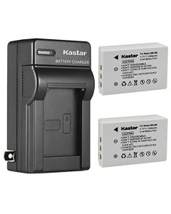 Kastar 2-Pack Battery and AC Wall Charger Replacement for Sanyo DB-L90 DB-L90A DB-L90AU DMX-SH1 DMX-SH11 DMX-SH11K DMX-SH11R VPC-SH1 VPC-SH1BK VPC-SH1EXBK VPC-SH1EXR VPC-SH1GX VPC-SH1R VPC-SH11