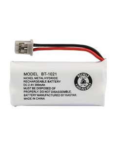 Uniden BT-1021 Replacement Rechargeable Battery For many Uniden Phone Systems and Cordless Handsets, Nickel Metal Hydride Rechargeable Battery, DC 2.4V 300mAh