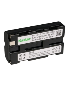 Kastar 1-Pack Battery 7.4V 3500mAh Replacement for Line 6 98-034-0001, 98-034-0002, 98-034-0003, 98-034-0009, 11-40-0007, BA12 Battery