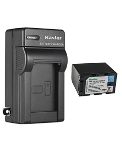 Kastar 1-Pack Battery and AC Wall Charger Replacement for JVC GY-HC500 GY-HC500E, GY-HC500U GY-HC500UN, GY-HC500SPC GY-HC500SPCN, GY-HC550 GY-HC550E GY-HC550UN Connected Cam 4K Handheld Camcorders