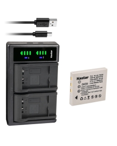 Kastar 1-Pack Battery and LTD2 USB Charger Replacement for Fujifilm FinePix F470 Zoom, FinePix F480, FinePix F480 Zoom, FinePix F610, FinePix F610 Zoom, FinePix F650, FinePix F650 Zoom, FinePix Z5fd