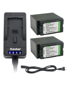 Kastar LED Super Fast Charger & Camcorder Battery X2 for Panasonic CGR-D54 CGR-D54S CGA-D54 VSK0581 & AG-DVC33 AG-DVC60 AG-DVC62 AG-DVC63 AG-DVC80 AG-DVC180 AG-DVX100 AG-DVX102 AG-HPX170 AG-HPX250