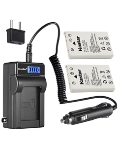 Kastar 2-Pack EN-EL5 Battery and LCD AC Charger Compatible with Nikon EN-EL5 CP1 Battery, Nikon MH-61 Charger, Nikon Coolpix P6000, Coolpix S10, P4, P80, P90, P100, P500, P5100, P6000 Digital Cameras