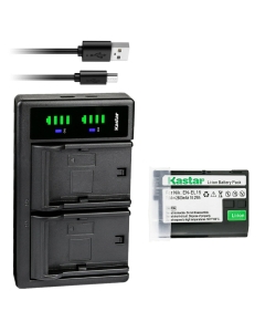 Kastar 1-Pack Battery and LTD2 USB Charger Replacement for Nikon D7000 D7100 D7200 D7500, Z 6, Z6, Z6 II, Z 7, Z7, Z7 II, Z 7 Q3, Z7Q3, 1 V1, D500 D600 D610 D750 D780 D800 D800E D810 D810A D850 Camera