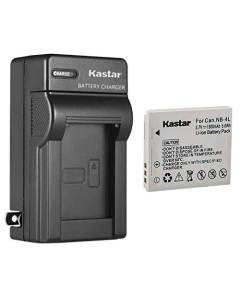 Kastar 1-Pack Battery and AC Wall Charger Replacement for Canon IXY Digital 50, IXY Digital 55, IXY Digital 60, IXY Digital 70, IXY Digital 80, IXY Digital 90, IXY Digital L3, IXY Digital L4 Camera