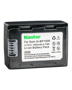 Kastar IA-BP105R Battery 1-Pack Replacement for Samsung IA-BP105R, IA-BP210R, AD43-00201A Battery, Samsung HMX-F90WN, HMX-F90WN/XAA, HMX-F900, HMX-F900BP, HMX-F900SP, HMX-F900BN, HMX-F900SN Camera
