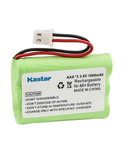 Kastar 3.6V 1000mAh Battery Replacement for Fisher Price Digital Video Baby Monitor IC4390A-J245805R J2457 J2458 M6163