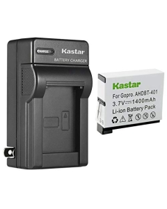 Kastar 1-Pack Battery and AC Wall Charger Replacement for Gopro AHDBT-401 Action Sport Camera, AHBBP-401 Action Sport Camera, HERO4 Black, Hero 4 HD Black, HERO4 Silver, Hero 4 HD Silver