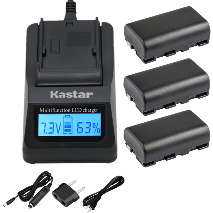 thumbnail image 2 of Kastar NP-FS11 NP-FS10 Battery Charger For Sony Cyber-shot DSC-P1, AC-VQ11 - 1900mAh Li-Ion, Wall Charger Included 2 of 4