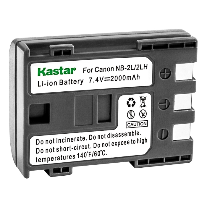 Kastar Battery Wall Charger Kit For Canon NB-2L12 & NB-2L14 – For VIXIA HV30/HV40