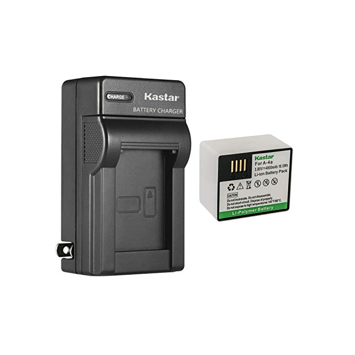 Kastar 1Pack Battery and AC Wall Charger Replacement for Arlo A4, A