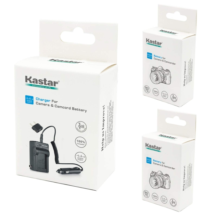 Kastar Travel Charger For Panasonic DMW-BMB9 Battery - Compatible With Lumix DC-FZ80 Camera, 1500mAh, Includes Charger 3 thumbnail image